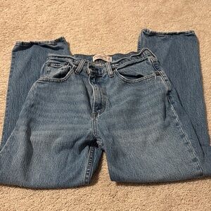 Abercrombie & fitch 90s straight ultra high rise 6xs